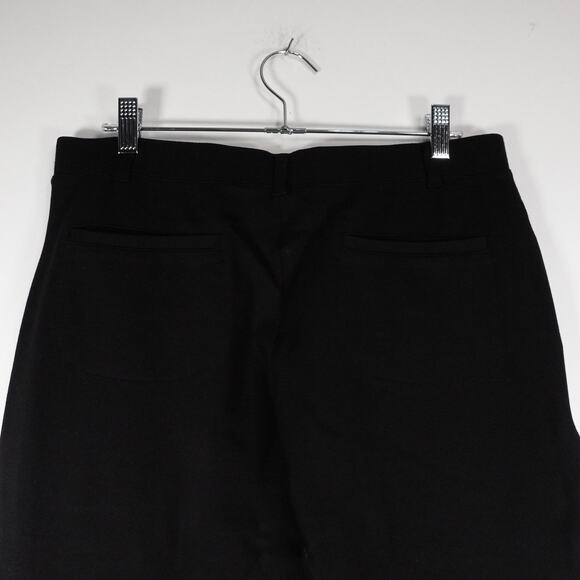 VGUC Quince Ultra-Stretch Ponte Straight Leg 4-Pocket Pant Black Large 3214-33 - Picture 8 of 12